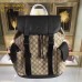 Gucci soft GG supreme canvas backpack 450958 Beige(742401)