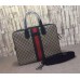 Gucci web GG supreme briefcase 387102