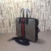 Gucci web GG supreme briefcase 387102