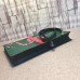 Gucci web and snake leather messenger 429016 green