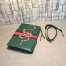 Gucci web and snake leather messenger 429016 green