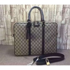 Gucci Large Briefcase In GG Leather