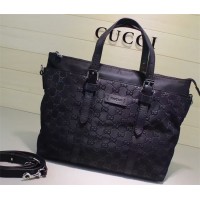 Gucci nylon guccissima light medium tote 387067 black