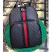 Gucci Men's Ophidia GG Medium Backpack ‎547967 Black 2018