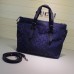 Gucci nylon guccissima light medium tote 387067 blue