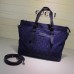 Gucci nylon guccissima light medium tote 387067 blue