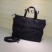 Gucci nylon guccissima light medium tote 387067 black