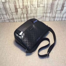 Gucci medium messenger bag 201732 black GG imprimé