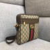 Gucci Men's Ophidia GG Small Messenger Bag ‎547926 Beige 2018