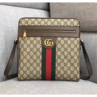 Gucci Men's Ophidia GG Medium Messenger Bag ‎547934 Beige 2018