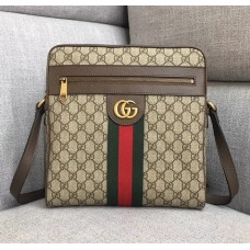 Gucci Men's Ophidia GG Medium Messenger Bag ‎547934 Beige 2018