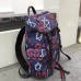 Gucci mens backpacks guccighost canvas techpack 429037 Navy/Red/White(superm-741302)