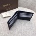 Gucci Leather bi-fold wallet with web 428749