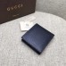 Gucci Leather bi-fold wallet with web 428749