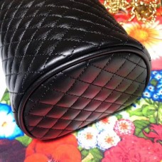 Gucci Interlocking G Horsebit Quilted Leather Belt Bag 572298 Black 2019
