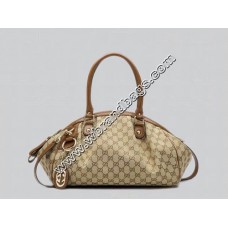 Gucci Cruise Sukey Medium Boston Bag (Beige/Light-Brown)