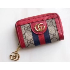 Gucci Web Ophidia GG Key Case 523157 Red 2019