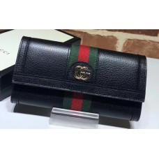 Gucci Web Ophidia Continental Wallet 523153 Leather Black 2019