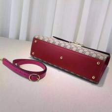 gucci Padlock GG Supreme top handle bag 432674 red