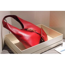 Gucci 362968 Jackie Soft Leather Hobo In Red