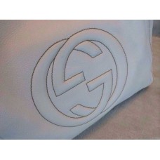 Gucci 282309 Medium Soho Shoulder Bag White