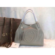 Gucci 282309 Medium Soho Shoulder Bag Grey