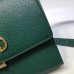 Gucci Zumi Grainy Leather Small Shoulder Bag 576338 Green 2019