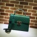 gucci Padlock Gucci Signature top handle 428208 green