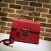 gucci Padlock Gucci Signature top handle 428208  red