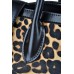 Gucci lady buckle jaguar print top handle bag