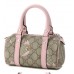 Gucci Supreme Canvas Top Handle Bag Pink
