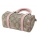 Gucci Supreme Canvas Top Handle Bag Pink
