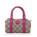 Gucci Supreme Canvas Top Handle Bag Rosy red