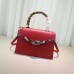 Gucci Dionysus leather top handle bag 443682 red