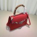 Gucci Dionysus leather top handle bag 443682 red