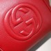 Gucci Soho Leather Top Handle Bag 369176 Red