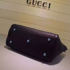 Gucci Soho Leather Top Handle Bag 369176 Black