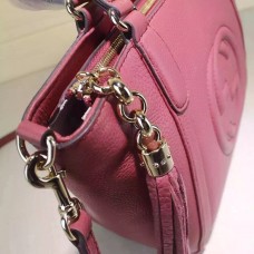 Gucci Soho Leather Top Handle Bag 369176 Rosy