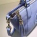Gucci Soho Leather Top Handle Bag 369176 Blue