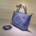 Gucci Soho Leather Top Handle Bag 369176 Blue