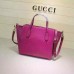 Gucci swing mini leather top handle bag 368827 Crimson