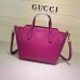 Gucci swing mini leather top handle bag 368827 Crimson