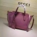 Gucci swing mini leather top handle bag 368827 Rosy