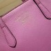 Gucci swing mini leather top handle bag 368827 Rosy