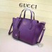 Gucci swing mini leather top handle bag 368827 Purple