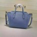 Gucci swing mini leather top handle bag 368827 Blue