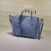 Gucci swing mini leather top handle bag 368827 Blue