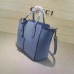 Gucci swing mini leather top handle bag 368827 Blue