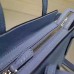 Gucci swing mini leather top handle bag 368827 Blue