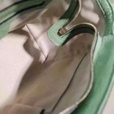 Gucci swing mini leather top handle bag 368827 Green